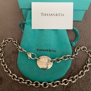 Tiffany & Co. Sterling Silver Oval Choker
